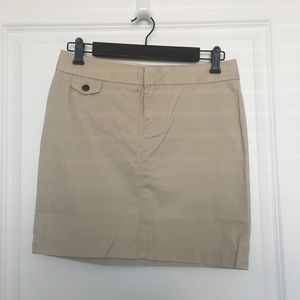 Tommy Hilfiger khaki chino skirt